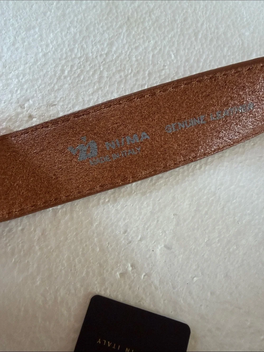 NWT Genuine Leather Men's soft Tan Belt - Classic Casual Style XS 32